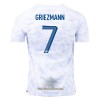 Officiële Voetbalshirt Frankrijk Griezmann 7 Uit WK 2022 - Heren